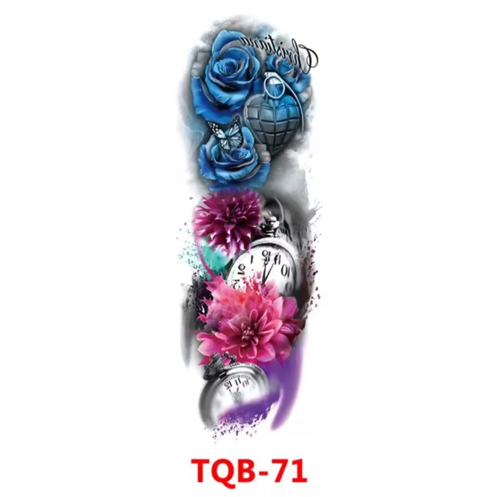 Full arm or leg temporary tattoo